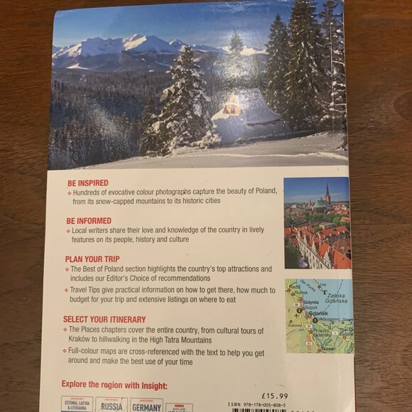 Insight Guides: Poland Paperback Book EUC Travel Guide Vacation Europe - Picture 2 of 2
